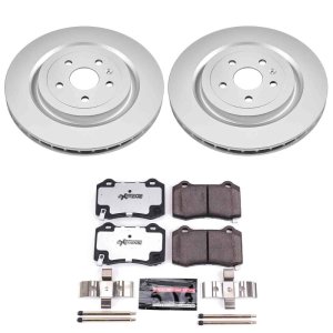 Cadillac CTS Brake Kit - Rear - PowerStop - Z26 Coated Brake Kit - `09-`19