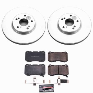 Acura TL Brake Kit - Front - PowerStop - Z23 Coated - `04-`08 Acura TL Brake Kit - Front - PowerStop - Z23 Coated - `04-`08