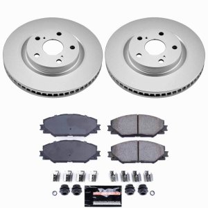 Pontiac Vibe Brake Kit - Front - PowerStop - Z23 Coated - `09-`10