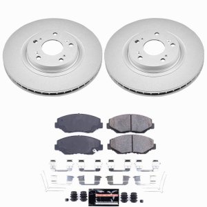 Acura ILX Brake Kit - Front - PowerStop - Z23 Coated - `13-`15