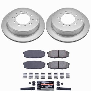Lexus LX570 Brake Kit - Rear - PowerStop - Z23 Coated - `08-`11 Lexus LX570 Brake Kit - Rear - PowerStop - Z23 Coated - `08-`11