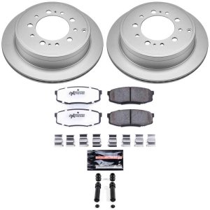 Lexus LX570 Brake Kit - Rear - PowerStop - Z36 Coated Truck & Tow - `08-`11 Lexus LX570 Brake Kit - Rear - PowerStop - Z36 Coated Truck & Tow - `08-`11