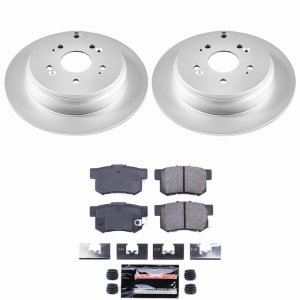 Acura RDX Brake Kit - Rear - PowerStop - Z23 Coated Rotors + Brake Pads - `07-`12 Acura RDX Brake Kit - Rear - PowerStop - Z23 Coated Rotors + Brake Pads - `07-`12