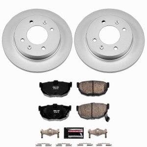 Hyundai Elantra Brake Kit - Rear - PowerStop - Z23 Coated - `97-`06 Hyundai Elantra Brake Kit - Rear - PowerStop - Z23 Coated - `97-`06