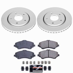 Chrysler Town & Country Brake Kit - Front - PowerStop - Z23 Coated - `08-`16 Chrysler Town & Country Brake Kit - Front - PowerStop - Z23 Coated - `08-`16