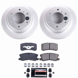 Mitsubishi Montero Brake Kit - Rear - PowerStop - Z23 Coated - `01-`06 Mitsubishi Montero Brake Kit - Rear - PowerStop - Z23 Coated - `01-`06
