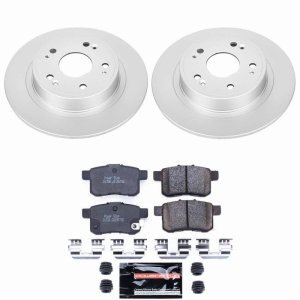 Acura TSX Brake Kit - Rear - PowerStop - Z23 Evolution Coated - `09-`10