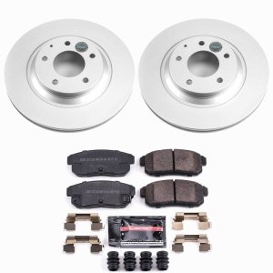 Mazda RX-8 Brake Kit - Rear - PowerStop - Z23 Coated Rotors + Ceramic Pads - `04-`11 Mazda RX-8 Brake Kit - Rear - PowerStop - Z23 Coated Rotors + Ceramic Pads - `04-`11