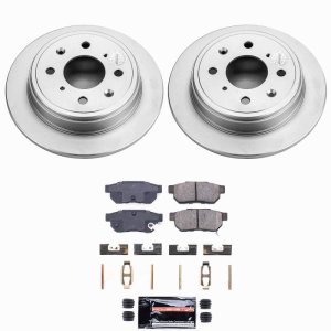 Acura Integra Brake Kit - Rear - PowerStop - Z23 Coated - `90-`01