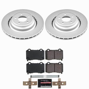 Chrysler 300 Brake Kit - Rear - PowerStop - Z23 Coated - `05-`10 Chrysler 300 Brake Kit - Rear - PowerStop - Z23 Coated - `05-`10