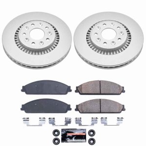 Ford Five Hundred Brake Kit - Front - PowerStop - Z23 Coated - `05-`07 Ford Five Hundred Brake Kit - Front - PowerStop - Z23 Coated - `05-`07