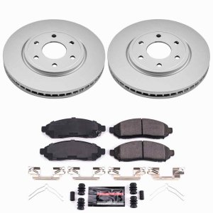 Nissan Frontier Brake Kit - Front - PowerStop - Z23 Coated - `05-`15 Nissan Frontier Brake Kit - Front - PowerStop - Z23 Coated - `05-`15