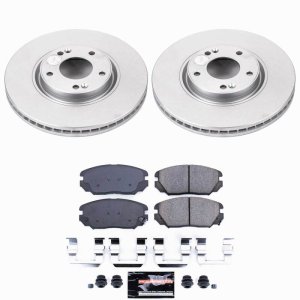 Hyundai Azera Brake Kit - Front - PowerStop - Z23 Coated - `06-`11 Hyundai Azera Brake Kit - Front - PowerStop - Z23 Coated - `06-`11