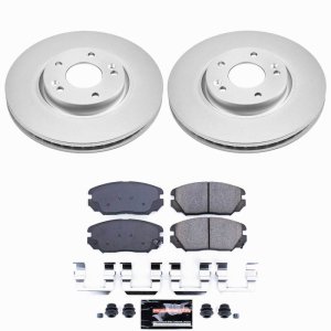 Hyundai Sonata Brake Kit - Front - PowerStop - Z23 Coated - `06-`10 Hyundai Sonata Brake Kit - Front - PowerStop - Z23 Coated - `06-`10