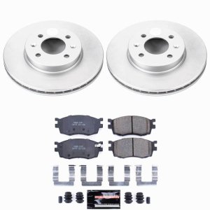 Hyundai Accent Brake Kit - Front - PowerStop - Z23 Coated - `06-`11 Hyundai Accent Brake Kit - Front - PowerStop - Z23 Coated - `06-`11
