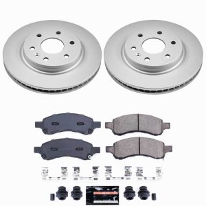 Buick Enclave Brake Kit - Front - PowerStop - Z23 Coated - `08-`17 Buick Enclave Brake Kit - Front - PowerStop - Z23 Coated - `08-`17