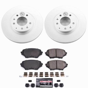 Mazda MX-5 Miata Brake Kit - Front - PowerStop - Z23 Coated - `06-`15 Mazda MX-5 Miata Brake Kit - Front - PowerStop - Z23 Coated - `06-`15