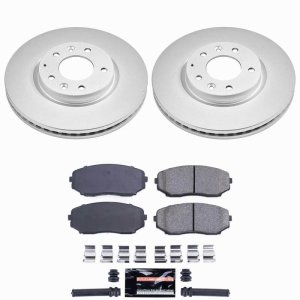 Mazda CX-7 Brake Kit - Front - PowerStop - Z23 Coated - `07-`12 Mazda CX-7 Brake Kit - Front - PowerStop - Z23 Coated - `07-`12