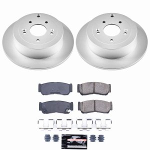 Hyundai Santa Fe Brake Kit - Rear - PowerStop - Z23 Coated - `07-`09 Hyundai Santa Fe Brake Kit - Rear - PowerStop - Z23 Coated - `07-`09