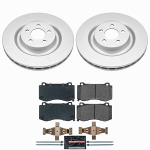 Chrysler 300 Brake Kit - Front - PowerStop - Z23 Coated - `05-`10 Chrysler 300 Brake Kit - Front - PowerStop - Z23 Coated - `05-`10