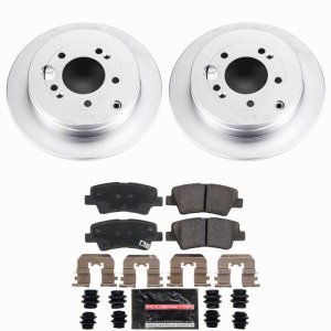 Kia Amanti Brake Kit - Rear - PowerStop - Z23 Coated - `07-`09 Kia Amanti Brake Kit - Rear - PowerStop - Z23 Coated - `07-`09