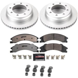 Ford E-150 Brake Kit - Rear - PowerStop - Z36 Coated Truck & Tow - `08-`14 Ford E-150 Brake Kit - Rear - PowerStop - Z36 Coated Truck & Tow - `08-`14