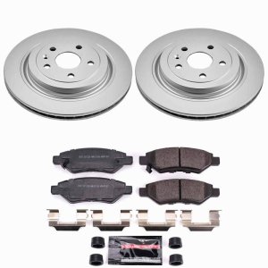 Cadillac CTS Brake Kit - Rear - PowerStop - Z23 Coated - `08-`14