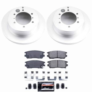 Mitsubishi Montero Brake Kit - Rear - PowerStop - Z23 Coated - `91-`00 Mitsubishi Montero Brake Kit - Rear - PowerStop - Z23 Coated - `91-`00