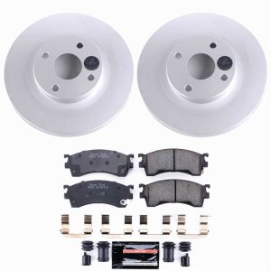 Mazda Protege Brake Kit - Front - PowerStop - Z23 Coated - `99-`00 Mazda Protege Brake Kit - Front - PowerStop - Z23 Coated - `99-`00