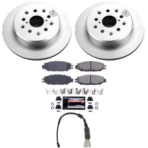 Lexus LS400 Brake Kit - Rear - PowerStop - Z23 Coated Rotors + Evolution Pads - `95-`00 Lexus LS400 Brake Kit - Rear - PowerStop - Z23 Coated Rotors + Evolution Pads - `95-`00