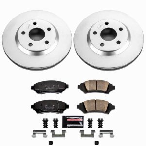 Buick LeSabre Brake Kit - Front - PowerStop - Z23 Coated - 2005 Buick LeSabre Brake Kit - Front - PowerStop - Z23 Coated - 2005