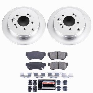 Hyundai Azera Brake Kit - Rear - PowerStop - Z23 Coated - `06-`09 Hyundai Azera Brake Kit - Rear - PowerStop - Z23 Coated - `06-`09