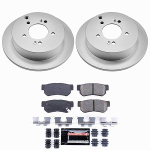 Hyundai Santa Fe Brake Kit - Rear - PowerStop - Z23 Coated - `01-`06 Hyundai Santa Fe Brake Kit - Rear - PowerStop - Z23 Coated - `01-`06