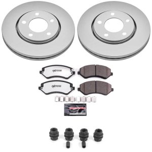 Chrysler Town & Country Brake Kit - Front - PowerStop - Z36 Coated Truck & Tow - `03-`07 Chrysler Town & Country Brake Kit - Front - PowerStop - Z36 Coated Truck & Tow - `03-`07