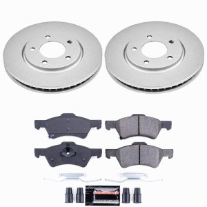 Chrysler Town & Country Brake Kit - Front - PowerStop - Z23 Coated - `01-`07 Chrysler Town & Country Brake Kit - Front - PowerStop - Z23 Coated - `01-`07