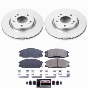 Hyundai Santa Fe Brake Kit - Front - PowerStop - Z23 Coated - `01-`04 Hyundai Santa Fe Brake Kit - Front - PowerStop - Z23 Coated - `01-`04