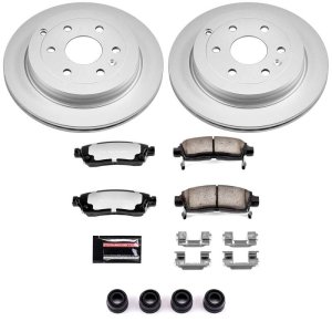 Buick Enclave Brake Kit - Rear - PowerStop - Z36 Coated Truck & Tow - `08-`17 Buick Enclave Brake Kit - Rear - PowerStop - Z36 Coated Truck & Tow - `08-`17