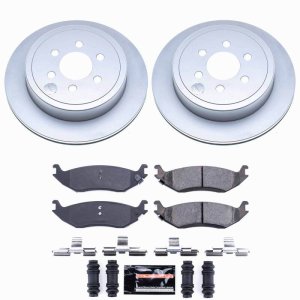 Dodge Durango Brake Kit - Rear - PowerStop - Z23 Coated - 2003