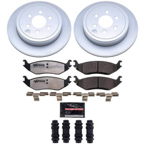 Dodge Durango Brake Kit - Rear - PowerStop - Z36 Coated Truck & Tow - 2003