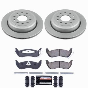 Lincoln Town Car Brake Kit - Rear - PowerStop - Z23 Coated - `03-`11