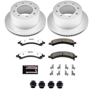 Chevrolet Express 3500 Brake Kit - Rear - PowerStop - Z36 Coated Truck & Tow - `03-`08