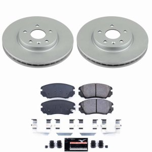 Buick Allure Brake Kit - Front - PowerStop - Z23 Coated - 2010 Buick Allure Brake Kit - Front - PowerStop - Z23 Coated - 2010