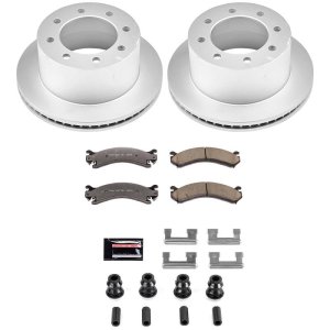 Chevrolet Silverado 3500 Brake Kit - Rear - PowerStop - Z36 Coated Truck & Tow - `01-`06