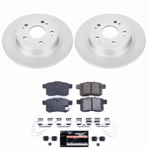 Acura TSX Brake Kit - Rear - PowerStop - Z23 Evolution Coated - `11-`14