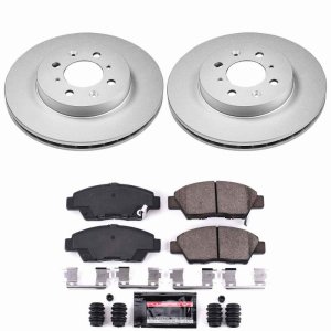 Honda Fit Brake Kit - Front - PowerStop - Z23 Coated - `09-`14 Honda Fit Brake Kit - Front - PowerStop - Z23 Coated - `09-`14