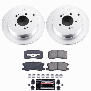 Mitsubishi Lancer Brake Kit - Rear - PowerStop - Z23 Coated - `09-`15 Mitsubishi Lancer Brake Kit - Rear - PowerStop - Z23 Coated - `09-`15