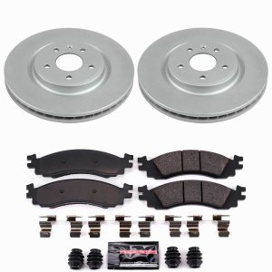 Ford Taurus Brake Kit - Front - PowerStop - Z23 Coated - 2010 Ford Taurus Brake Kit - Front - PowerStop - Z23 Coated - 2010