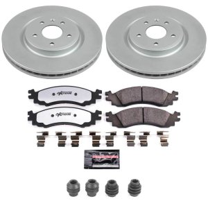 Ford Taurus Brake Kit - Front - PowerStop - Z36 Coated Truck & Tow - 2010 Ford Taurus Brake Kit - Front - PowerStop - Z36 Coated Truck & Tow - 2010