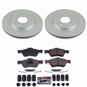 Ford Escape Brake Kit - Front - PowerStop - Z23 Coated - `10-`12