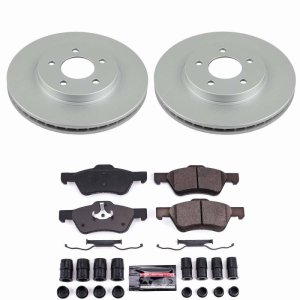 Ford Escape Brake Kit - Front - PowerStop - Z23 Coated - `10-`12